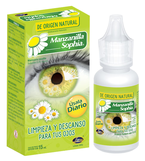 Image-Manzanilla Sophia Chamomile Eye Drops Packaging