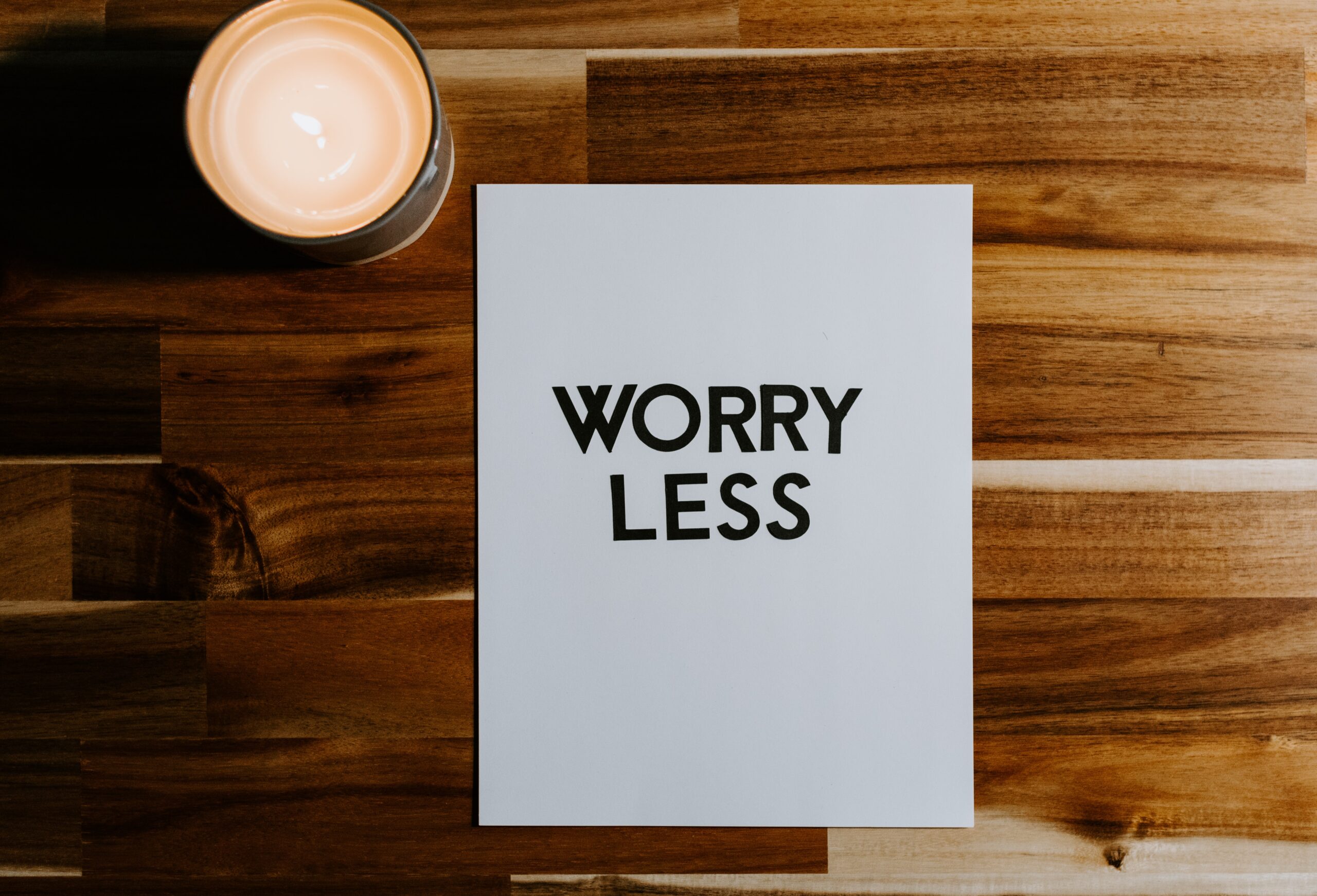 worry less on sheet of paper for the manzanilla sophia blog